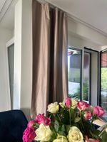 beige Vorhänge (blackout) – 6 Stück – 245 cm × 140 cm - neu